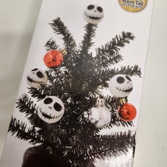 Disney Nightmare Before Christmas Jack Decorated Black Tree